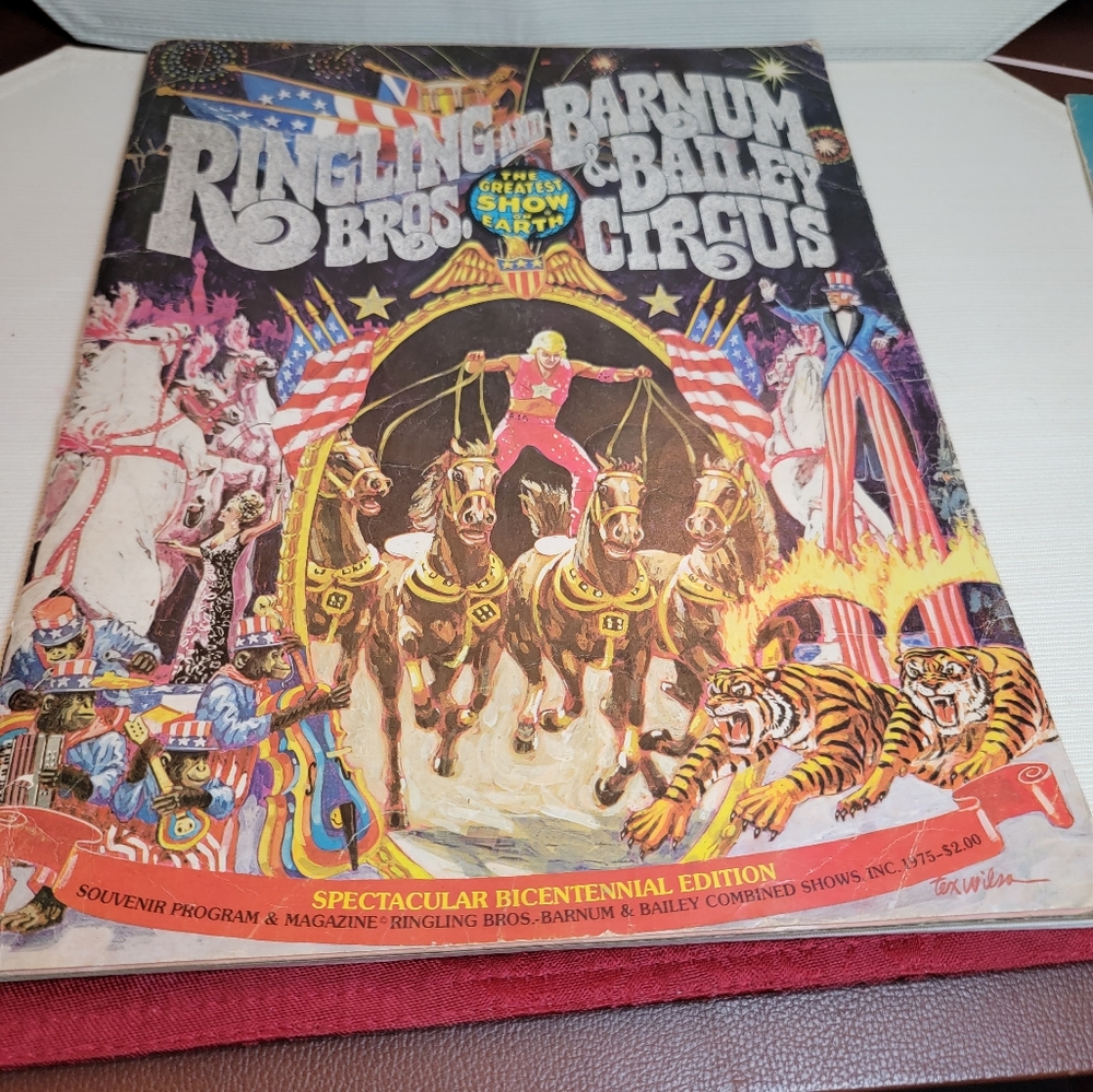 Greatest Show on Earth Souvenir program 1975